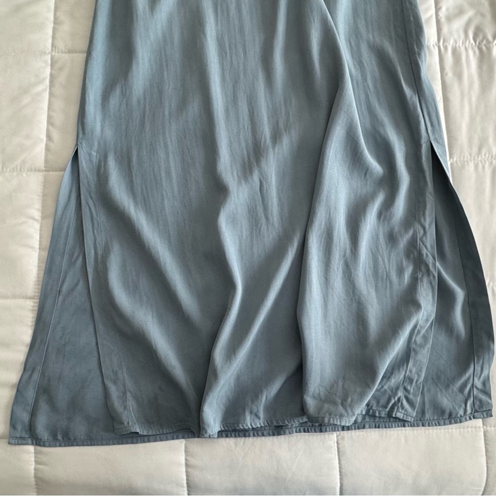 L.L. Bean Silk Maxi Dress Unknown Size - Picture 4 of 9